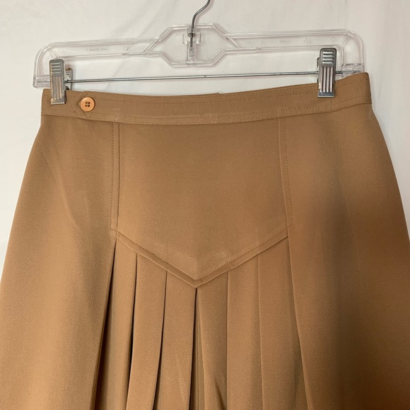 vintage 70’s So-En Jostawear midi skirt, small front slit, back zipper - Picture 2 of 10